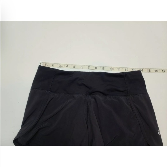 Lululemon Run Times Short II 4” Inseam Black Size 4 Womens - Picture 6 of 8